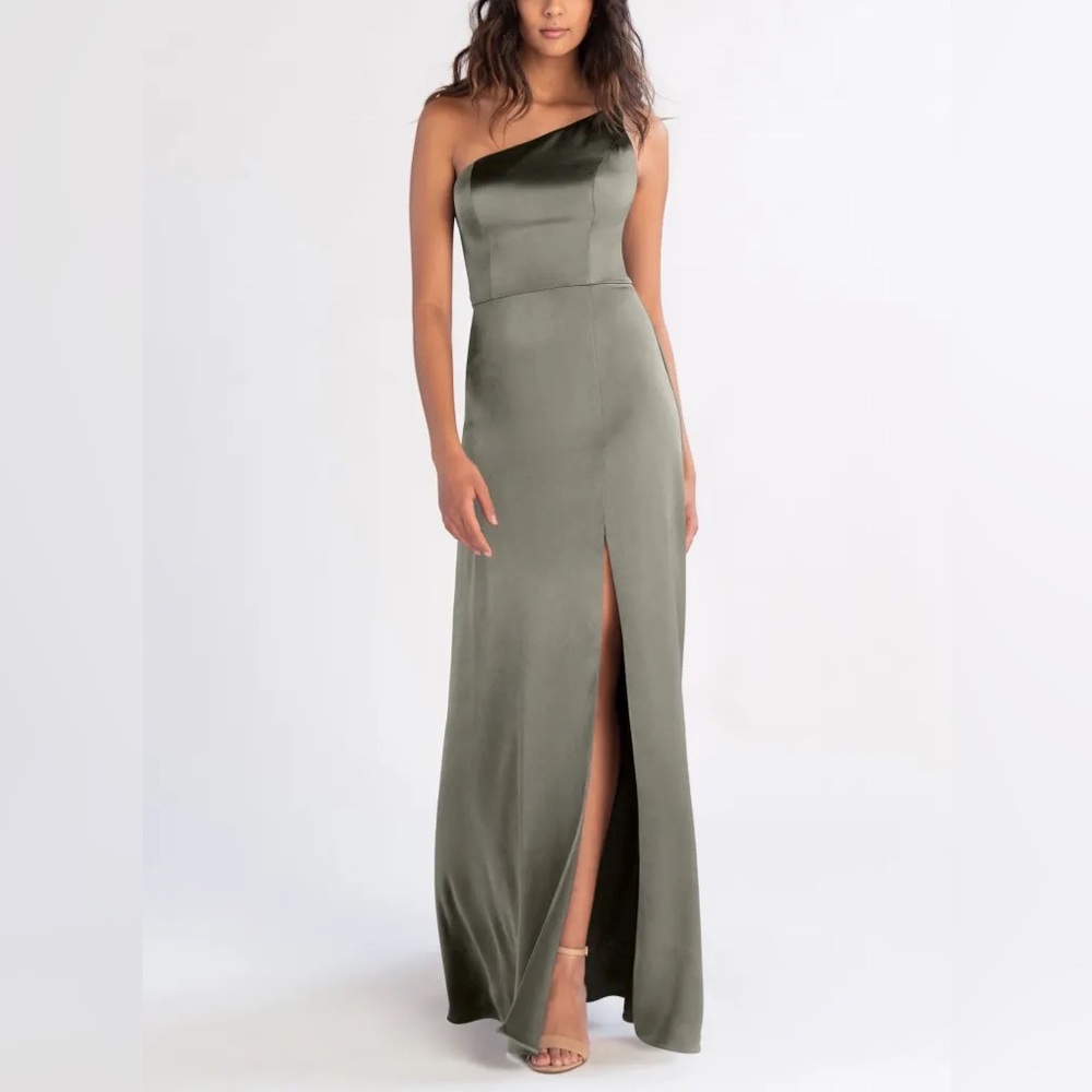 Jenny Yoo Jensen Dress in Moss